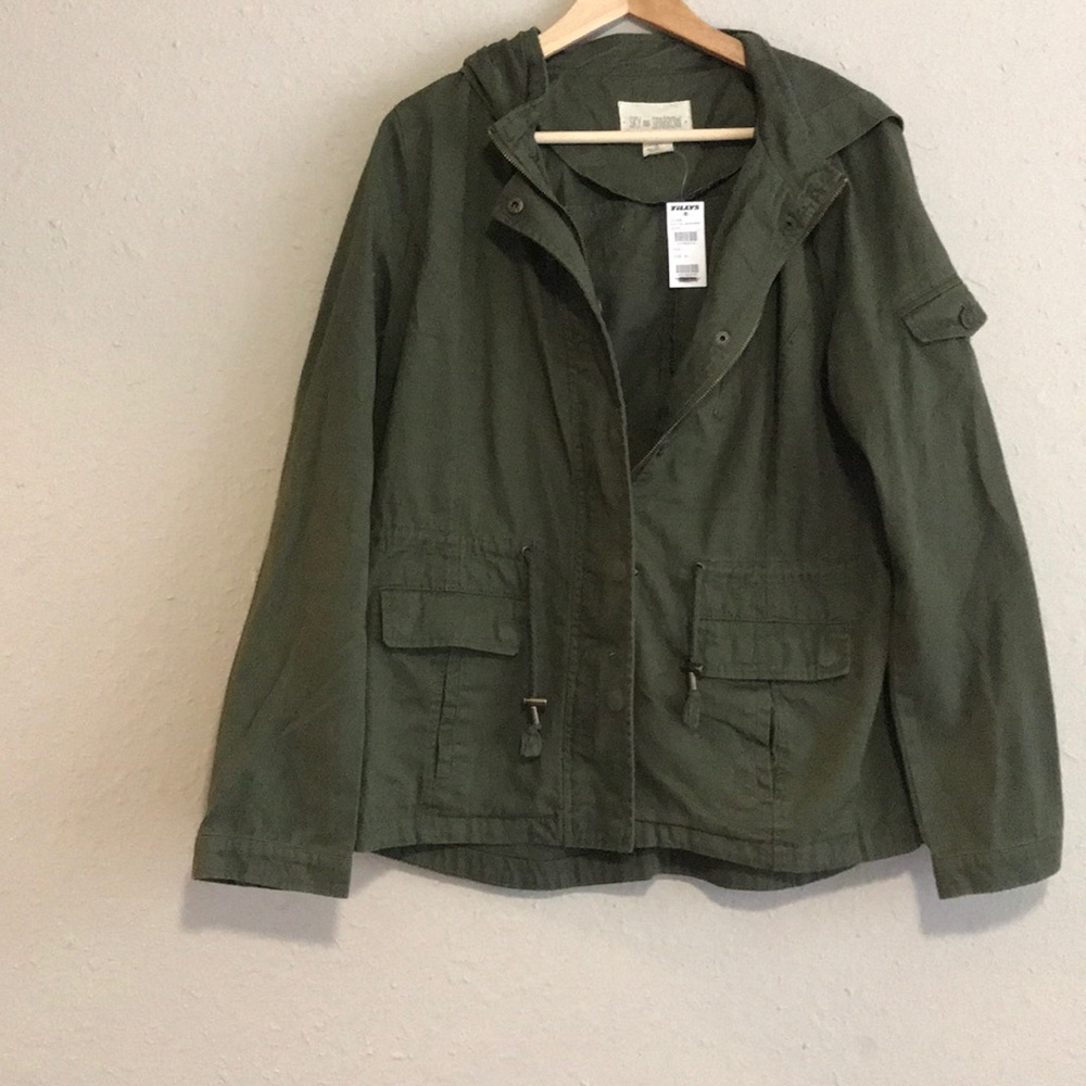 Olive green jacket